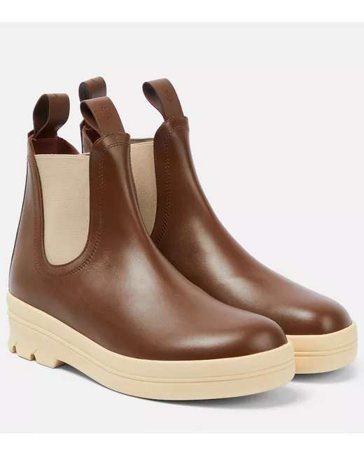 Loro Piana Lakeside leather Chelsea boots
