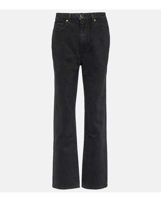 Khaite Abigail high-rise straight jeans