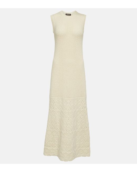 Loro Piana Knitted cashmere maxi dress