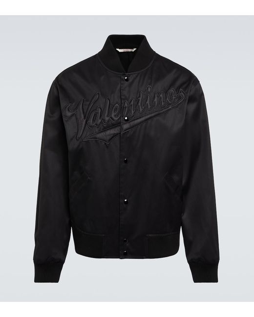 Valentino Varsity cotton jacket