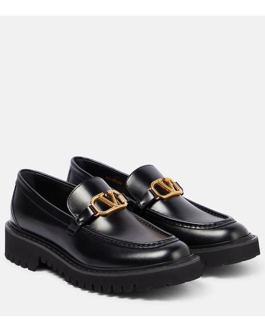 Valentino Garavani VLogo leather loafers