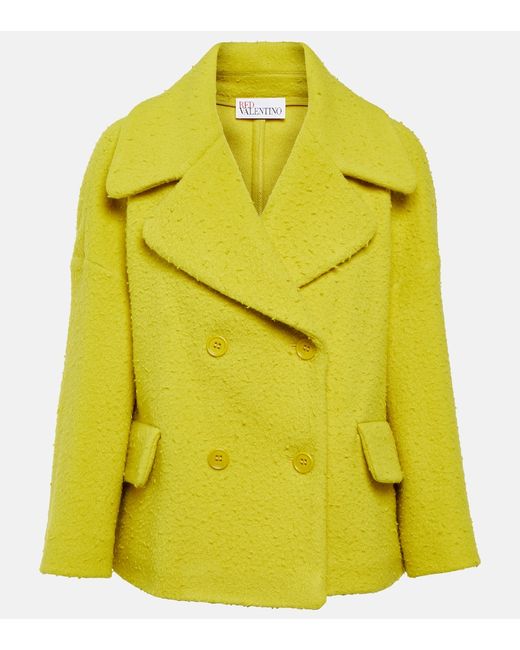 RED Valentino Double-breasted wool jacket