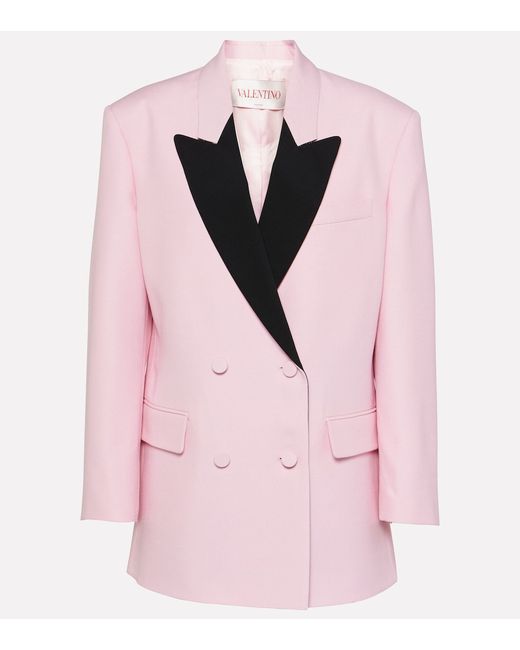 Valentino Crêpe Couture double-breasted blazer