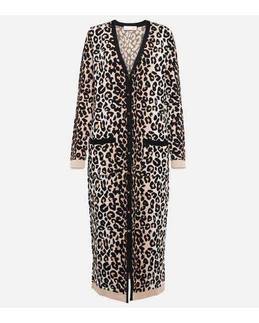 Valentino Leopard-print cardigan