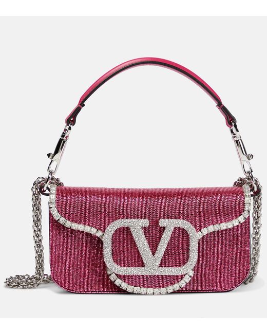 Valentino Garavani Locò Small embellished shoulder bag