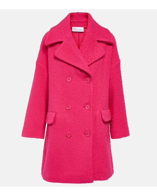 RED Valentino Double-breasted wool coat