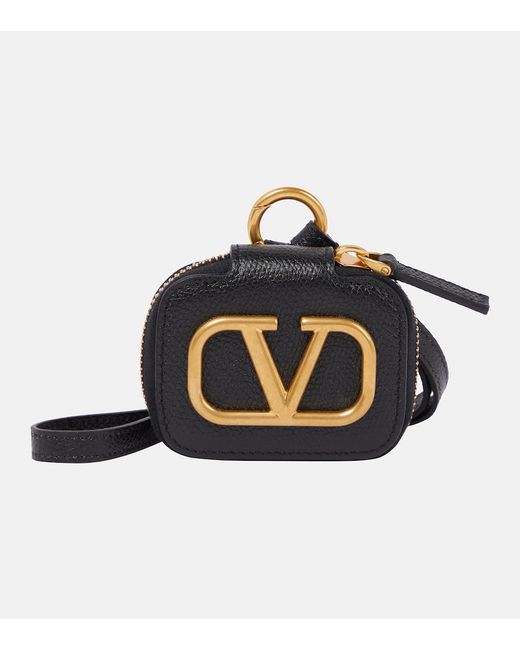 Valentino Garavani VLogo leather AirPods Pro case