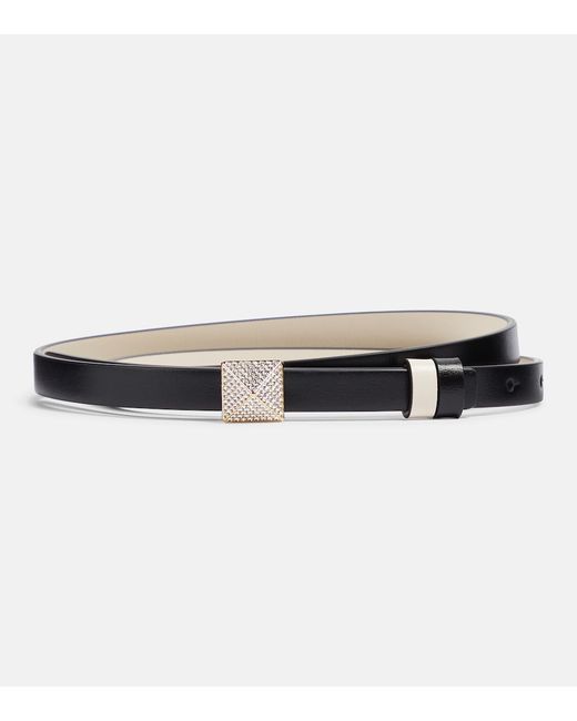 Valentino Garavani Embellished leather belt
