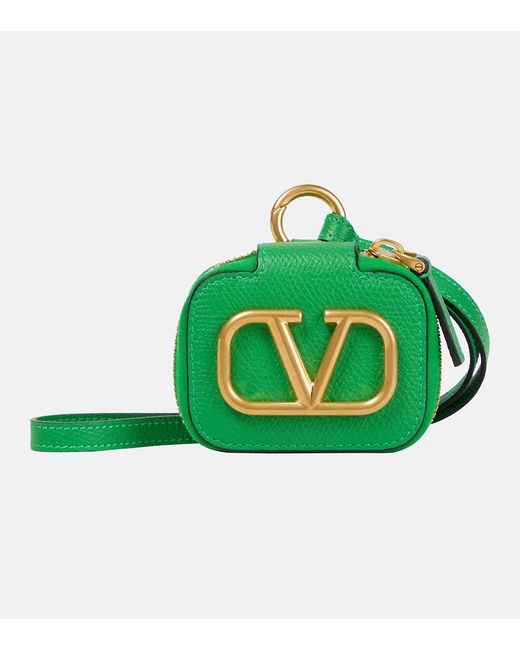 Valentino Garavani VLogo leather AirPods Pro case