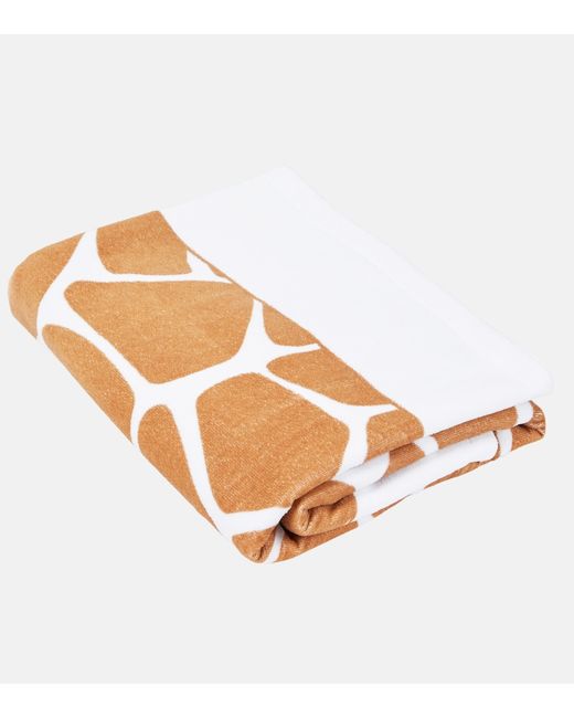 Valentino Printed cotton beach towel