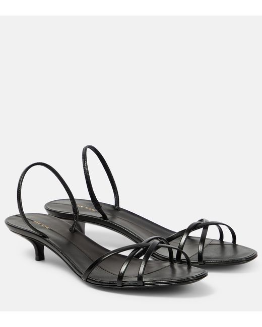 The Row Harlow 35 leather slingback sandals