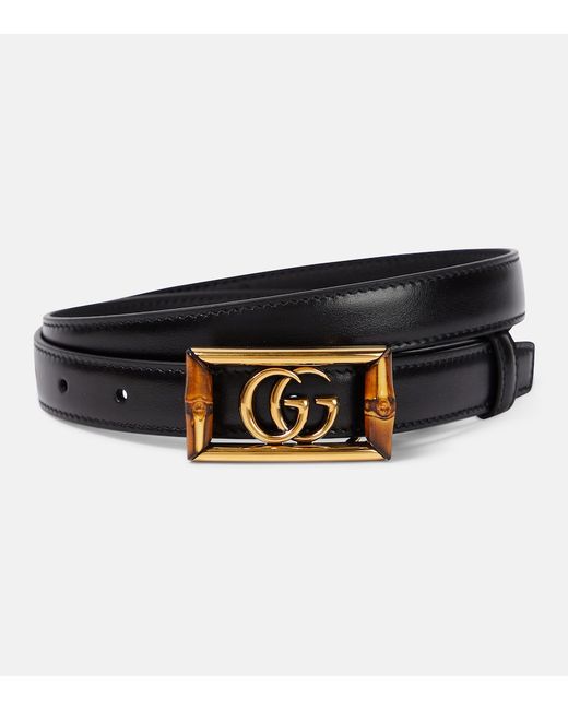 Gucci Double G leather belt