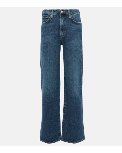 Agolde Harper mid-rise straight jeans