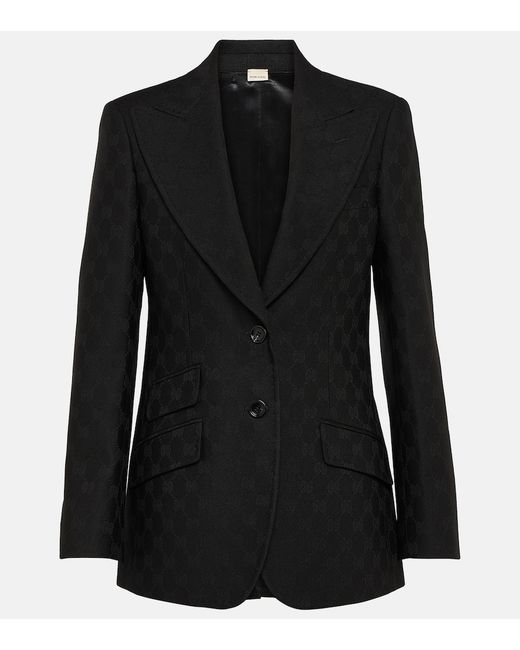 Gucci GG jacquard wool blazer