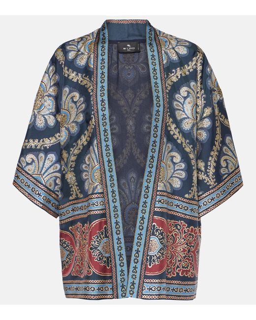 Etro Printed silk jacket