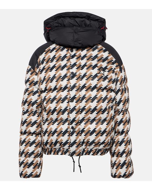Perfect Moment Moment houndstooth down jacket