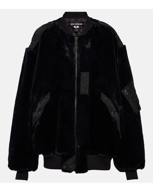 Junya Watanabe Oversized faux fur bomber jacket