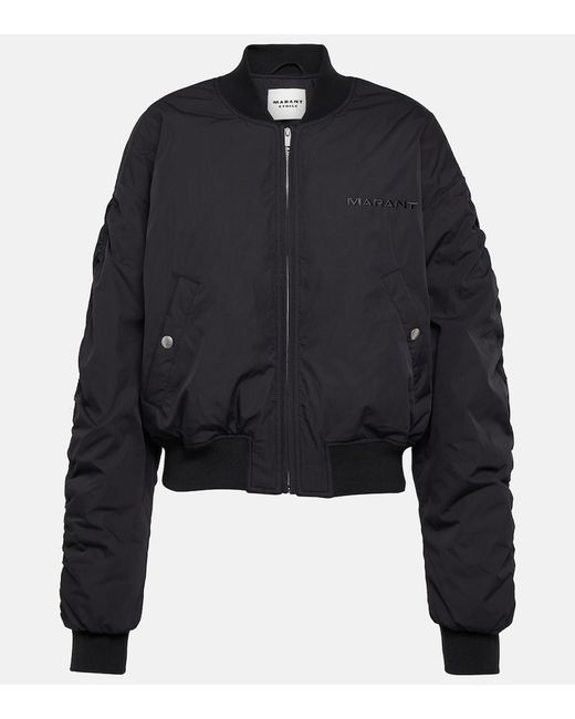 Marant Etoile Bessime cotton-blend bomber jacket