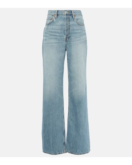 Re/Done 70s high-rise wide-leg jeans