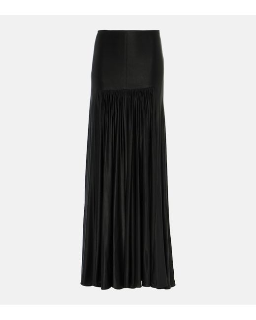 Rabanne Ruched maxi skirt