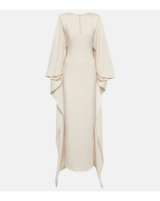 Roland Mouret Caped cady gown