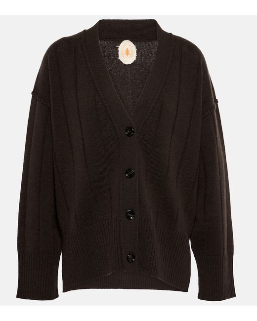 Jardin des Orangers Ribbed-knit wool and cashmere cardigan