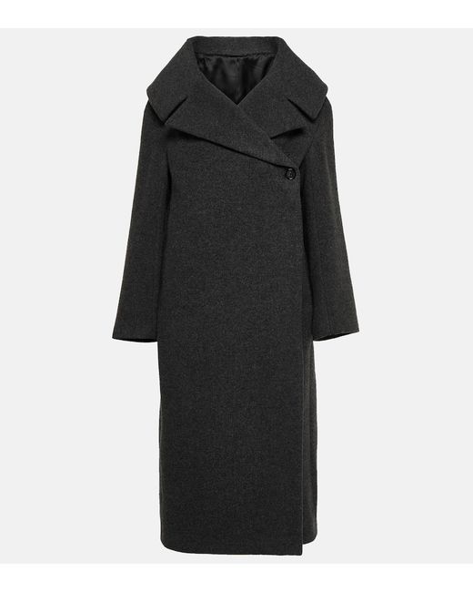 Totême Oversized wool-blend felt coat
