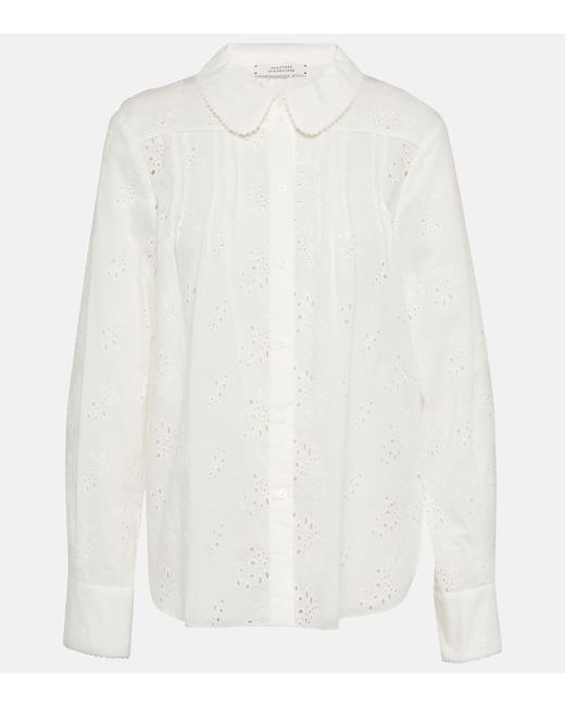 Dorothee Schumacher Embroidered Ease cotton shirt
