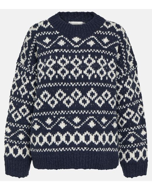 Vince Fair Isle wool-blend sweater