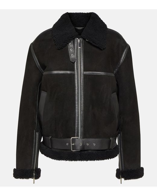 Totême Shearling and suede jacket
