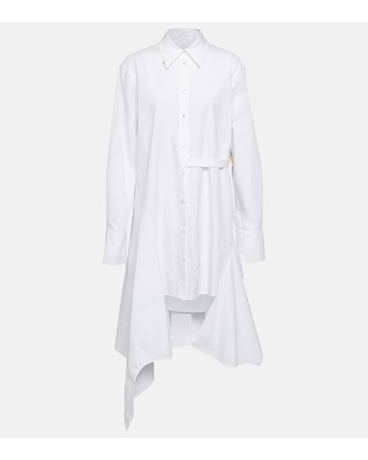 J.W.Anderson Deconstructed cotton poplin shirt dress