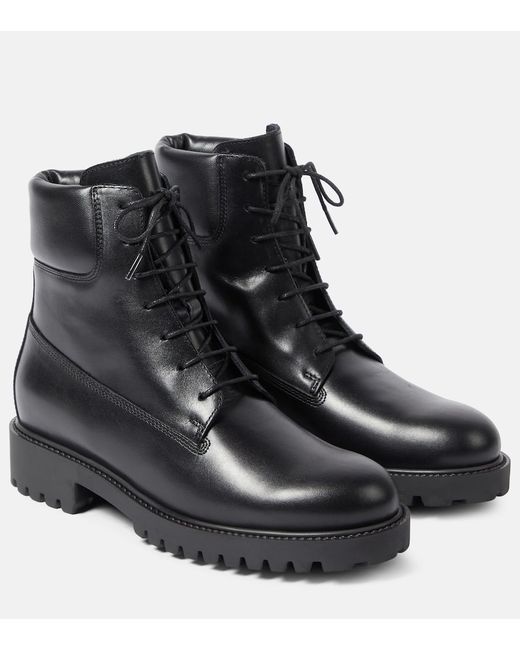 Totême The Husky leather combat boots