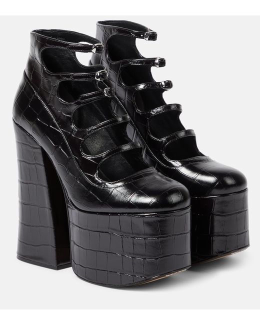 Marc Jacobs Kiki croc-effect leather ankle boots