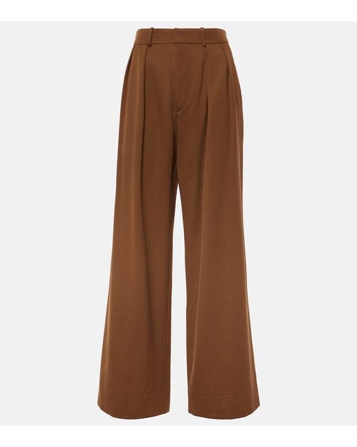 Wardrobe.Nyc Low-rise wool wide-leg pants