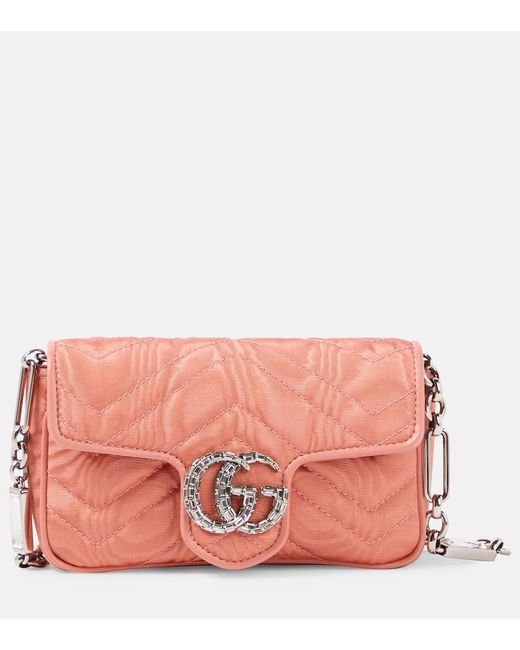 Gucci GG Marmont moiré belt bag