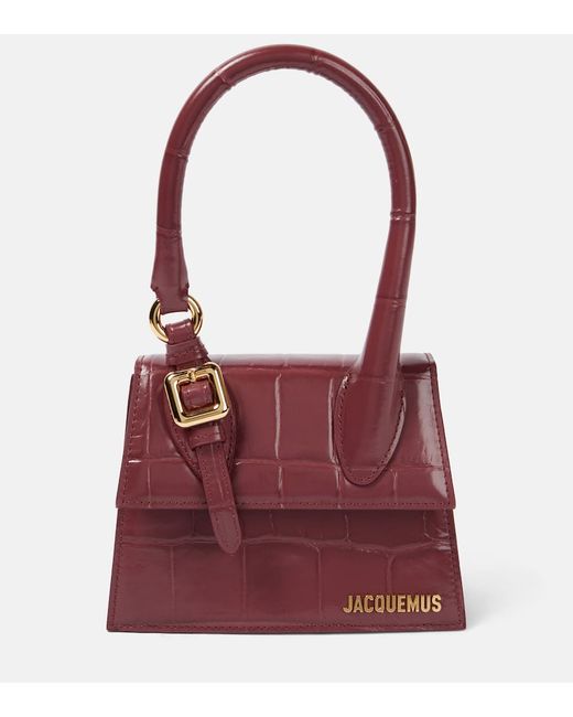 Jacquemus Le Chiquito Moyen Boucle leather tote bag
