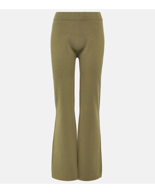 Joseph Stretch silk-blend flared pants