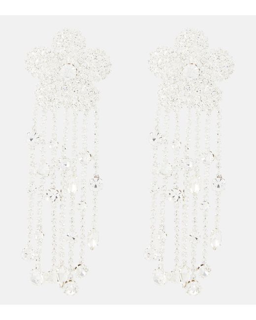 Magda Butrym Floral crystal-embellished earrings