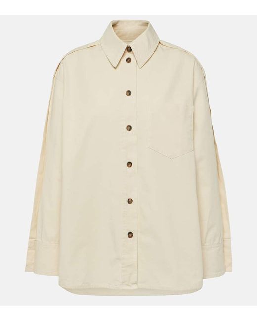 Victoria Beckham Oversized cotton shirt