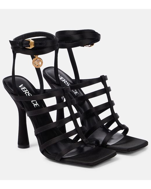 Versace Lycia satin sandals