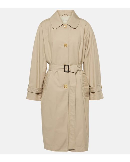 Max Mara The Cube cotton-blend twill trench coat