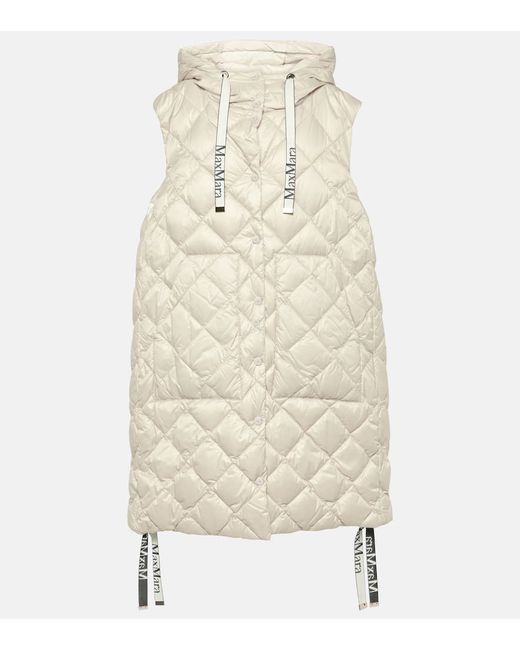 Max Mara The Cube Sisoft quilted down vest