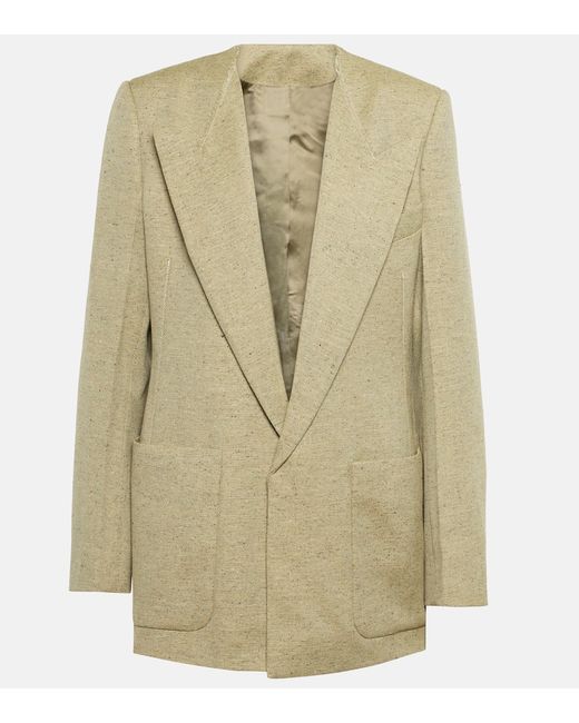 Victoria Beckham Single-breasted wool-blend blazer