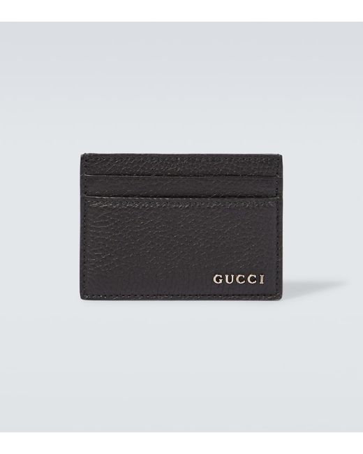 Gucci Logo leather card holder
