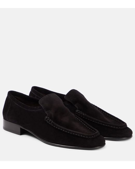 The Row New Soft suede loafers