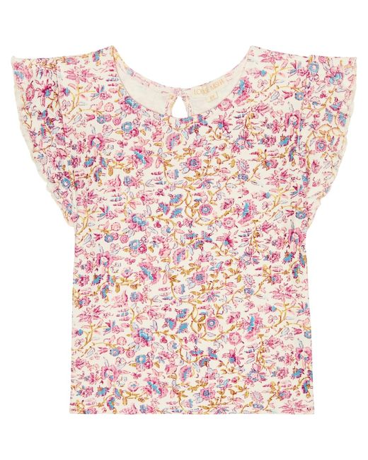 Louise Misha Hermance floral cotton jersey T-shirt