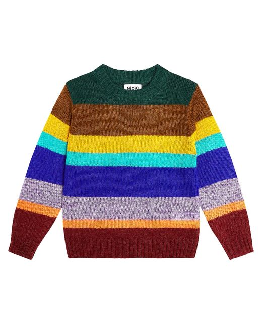 Molo Berge striped alpaca wool-blend sweater