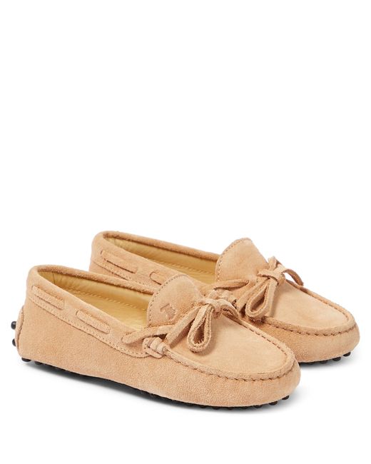 Tod'S Junior Gommino suede loafers