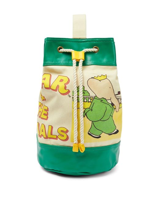 The Animals Observatory x Babar printed cotton canvas backpack