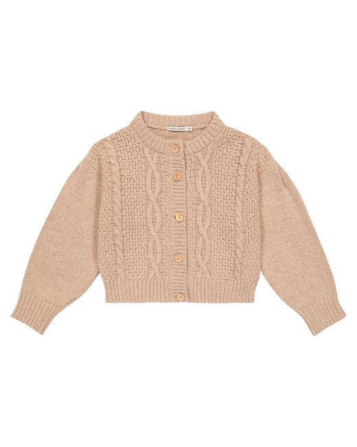 The New Society Enzo cable-knit wool-blend cardigan